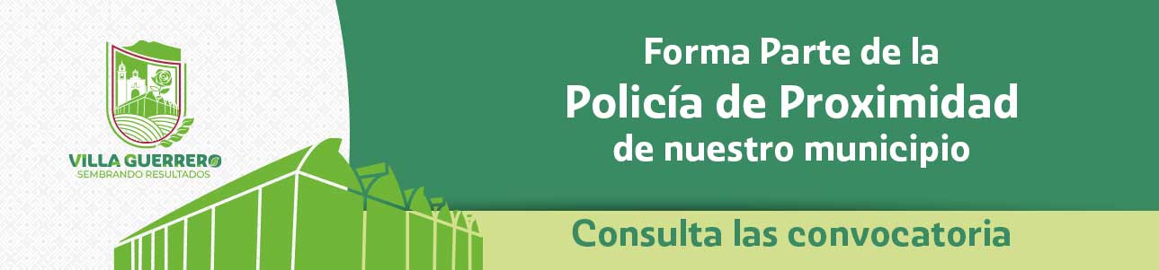Convocatoria Policía de Proximidad